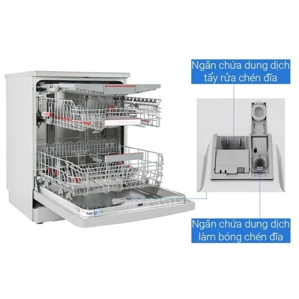 Máy rửa chén Bosch SMS6ECI93E Series 6 13 bộ, Home connect,độc lập