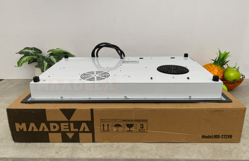  Bếp kết hợp điện từ Maadela được nhập khẩu nguyên chiếc, được đặt trong thùng carton