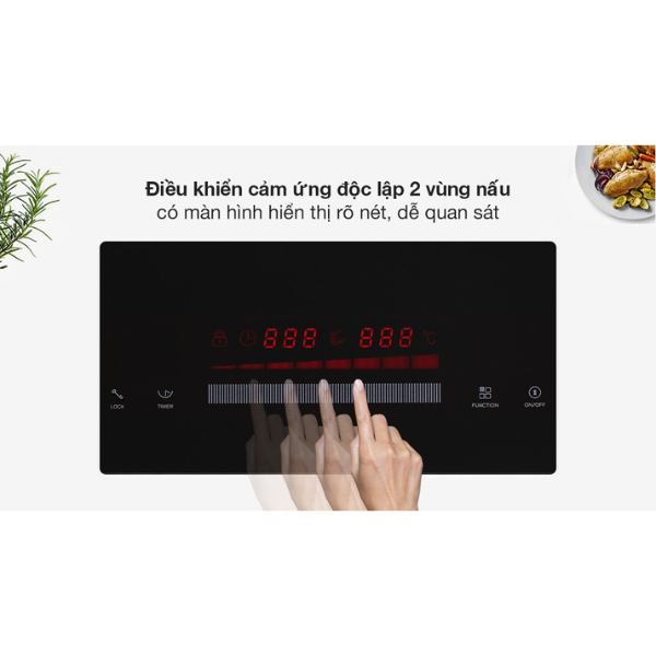 Bếp từ đôi lắp âm Junger CEJ-201-II