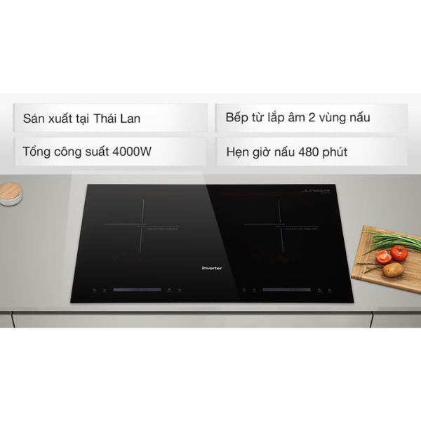 Bếp từ đôi lắp âm Junger CEJ-201-II