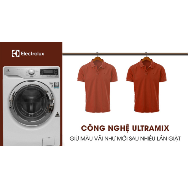 Máy giặt kết hợp sấy Electrolux EWW14023 giặt 10 kg - sấy 7 kg