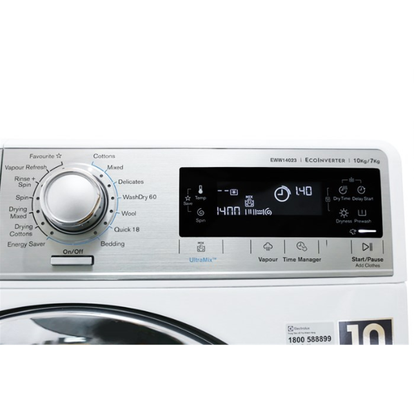Máy giặt kết hợp sấy Electrolux EWW14023 giặt 10 kg - sấy 7 kg