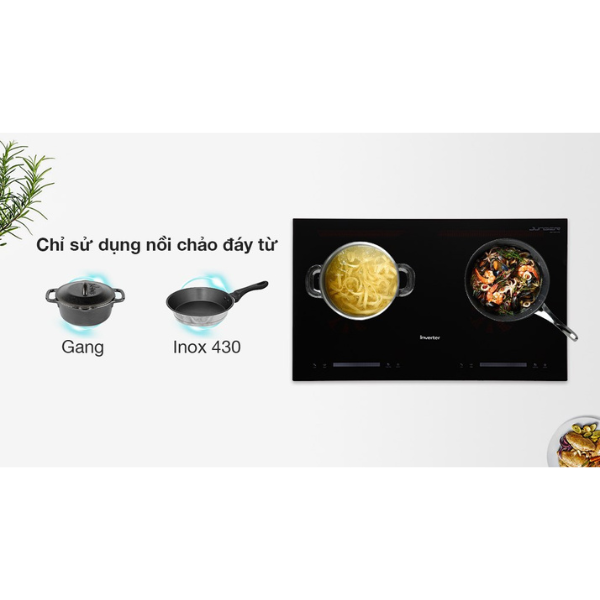 Bếp từ đôi lắp âm Junger CEJ-201-II