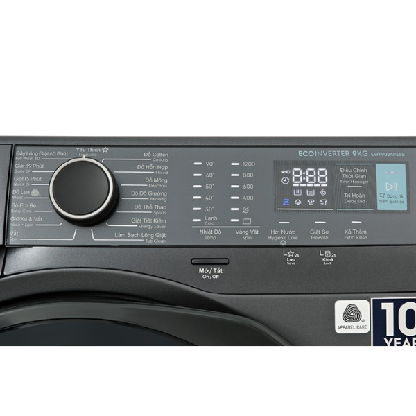Máy giặt cửa trước 9KG Electrolux EWF9024P5SB