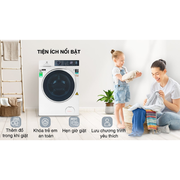 Máy giặt sấy Electrolux EWW9024P5WB 9/6kg