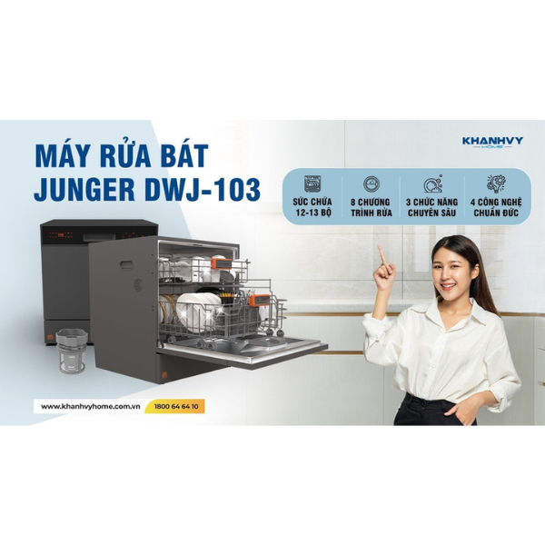 Máy rửa bát Junger LEOPARD DWJ-103