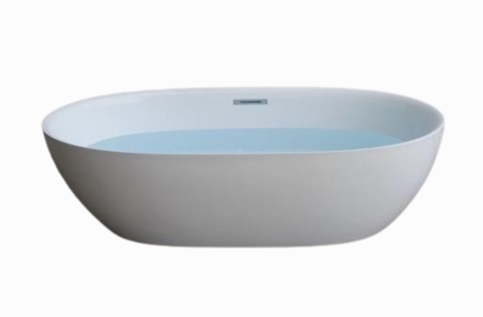 Bồn tắm Maamo MA-2404 ovan thành mỏng ( Bồn Ngâm)