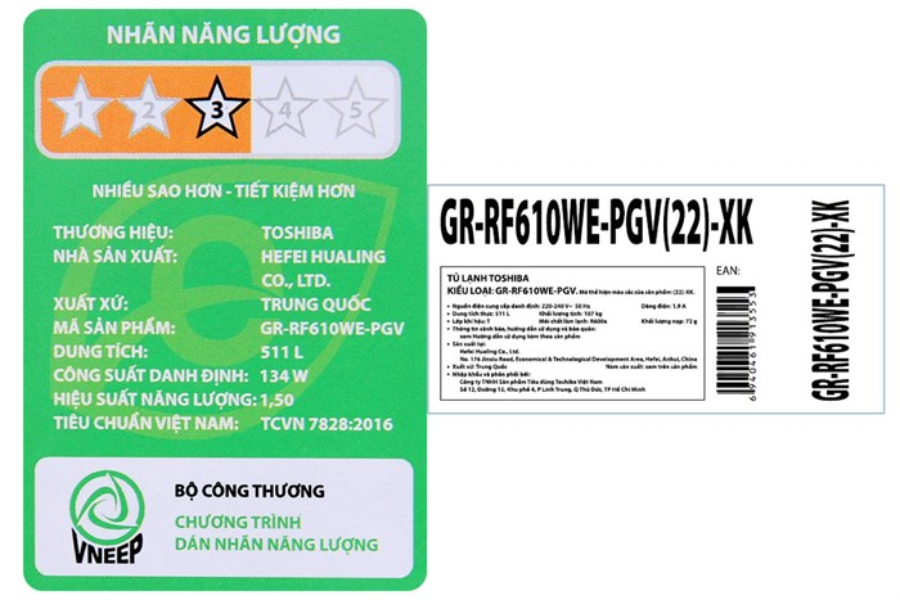 Tủ lạnh Toshiba GR-RF610WE-PGV(22)-XK 511L