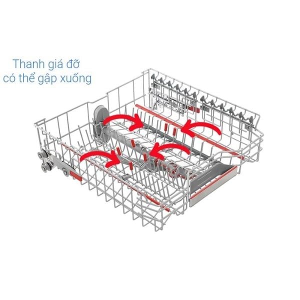 Máy rửa chén Bosch SMS8YCI01E độc lập Series 8, 14 bộ, Home connect