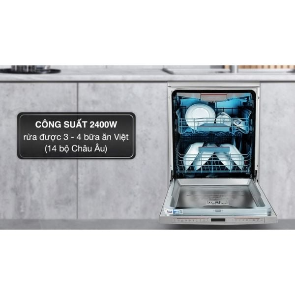 Máy rửa chén Bosch SMS8YCI01E độc lập Series 8, 14 bộ, Home connect