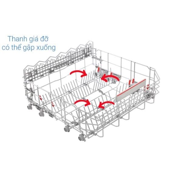 Máy rửa chén Bosch SMS8YCI01E độc lập Series 8, 14 bộ, Home connect