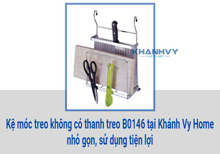 Kệ móc treo không có thanh treo B0146 tại Khánh Vy Home nhỏ gọn, sử dụng tiện lợi