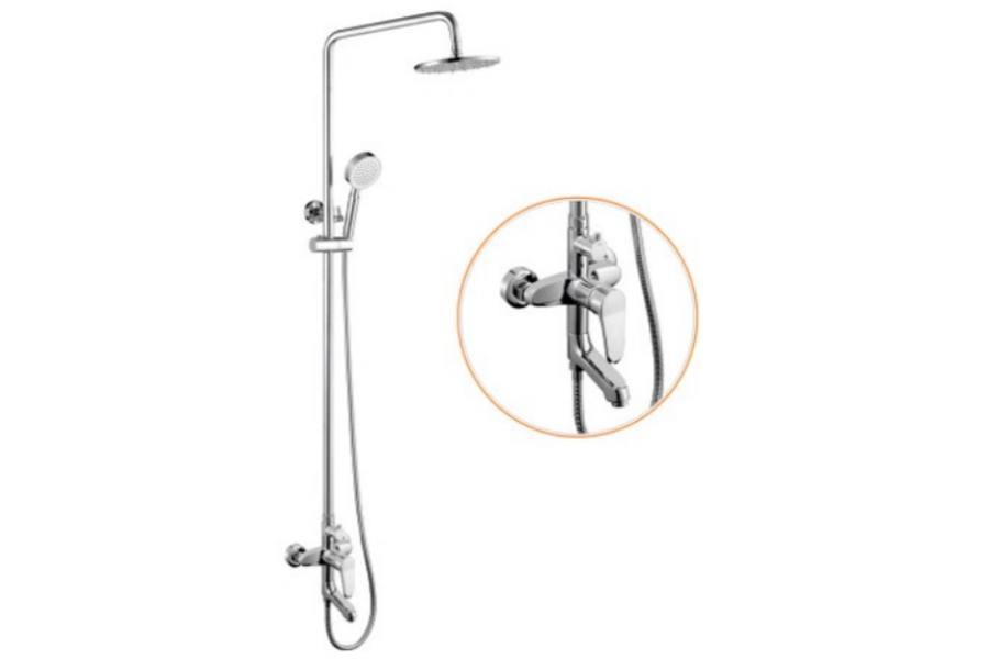 Bộ sen cây Proxia PR-3221 nóng lạnh Inox 304 bóng
