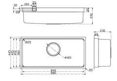 Chậu rửa chén Kluger KU8844FS PLUS