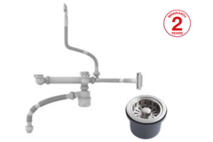 Bộ xả chậu 2 hộc SUS Hafele 567.25.880