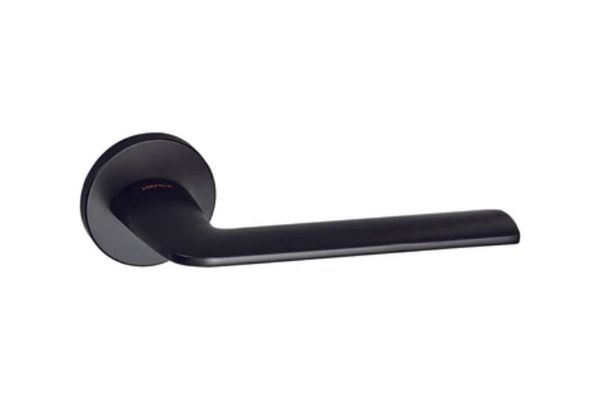Bộ khóa tay nắm gạt cửa wc DIY Hafele đen mờ 499.63.605