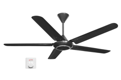 Quạt trần Asia Lighting QT06-Đ-01 cánh màu đen huyền bí