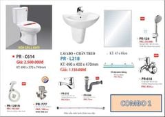 Combo thiết bị vệ sinh Proxia 1