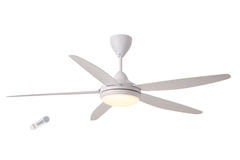 Quạt trần Asia Lighting QT07-T-01 5 cánh màu trắng