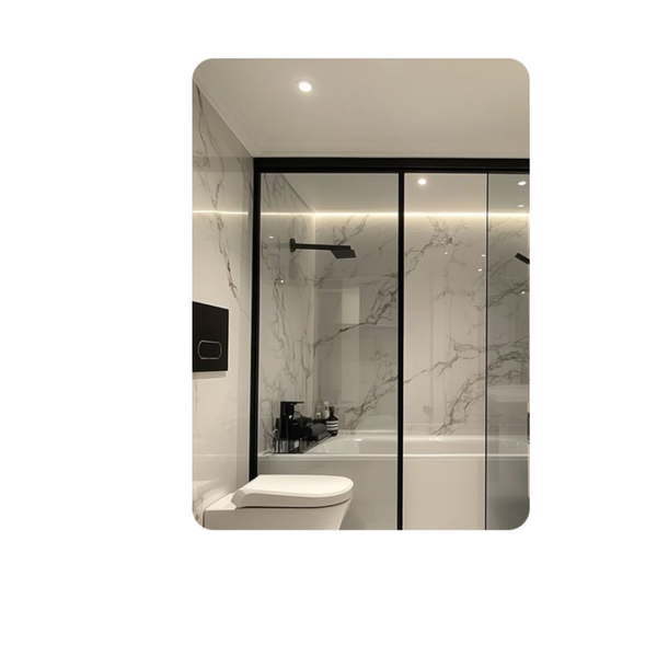 Gương chữ nhật khuôn viền nhôm decor Maamo MCNTĐ