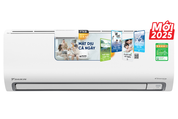 Máy lạnh Daikin FTKB50ZVMV/RKB50ZVMV Inverter 1 chiều 18.100 BTU 2HP