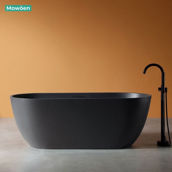 Bồn tắm đá MOWOEN MW002-Matt Black
