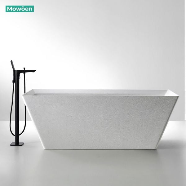 Bồn tắm đá MOWOEN MW001-Matt White