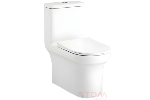 Bàn cầu 1 khối Cotto C11002HOS nắp đóng êm