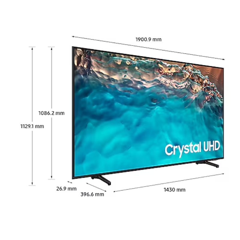 Smart Tivi 85 inch Crystal UHD 4K BU8000 Samsung UA85BU8000KXXV