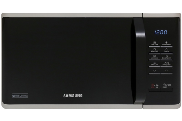 Lò vi sóng Samsung MS23K3513AS chế độ rã đông nhanh 23L màu bạc