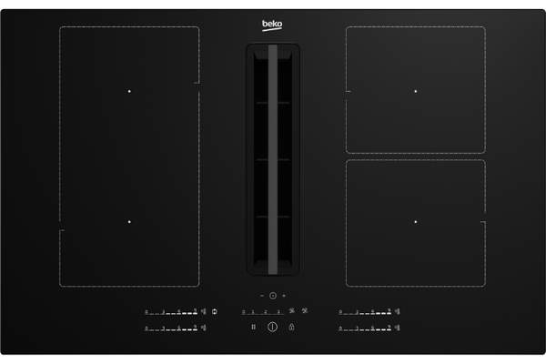 Bếp từ kết hợp hút mùi Beko HIXI 84700 UF 4 vùng nấu