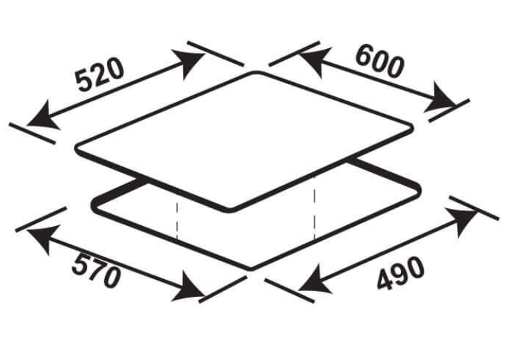 Bếp 03 từ Kaff KF-SQ5463I FABIO
