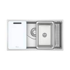 Chậu rửa bát chống xước Konox TARI 8748SR - FULL