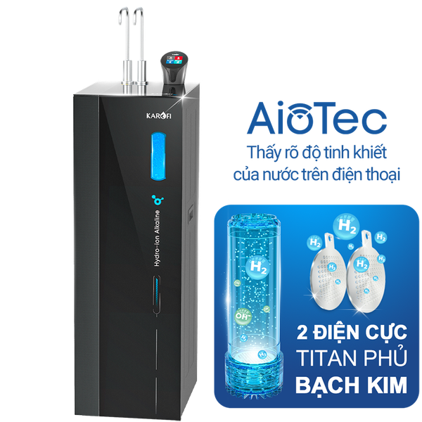 Máy lọc nước nóng lạnh Hydro-ion kiềm Karofi KAE-S86