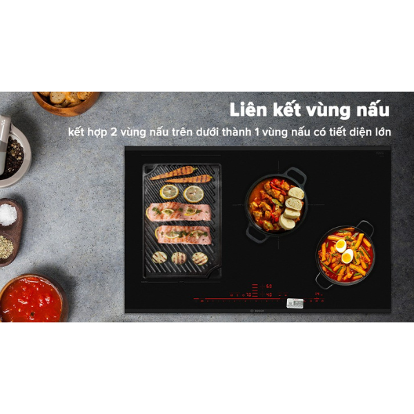 Bếp từ Bosch PXE875DC1E Serie 8 4 vùng nấu