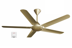 Quạt trần Asia Lighting QT06-V-01 5 cánh màu vàng đẳng cấp
