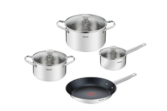 Bộ nồi chảo Tefal B922S784 inox Cook Eat size 16/20/24/28
