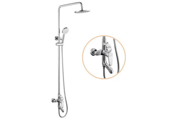 Bộ sen cây Proxia PR-3221 nóng lạnh Inox 304 mờ