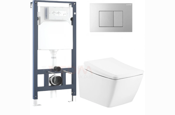 Bàn cầu COTTO SC19337(F) treo tường nắp đóng êm  Thantara