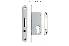 Thân khóa chốt chết Hafele 911.22.274 =KL inox mờ