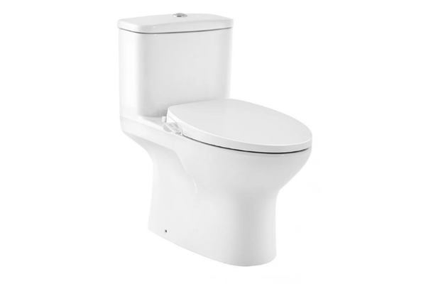 Bàn cầu 1 khối Cotto C105337(CN5) nắp rửa cơ