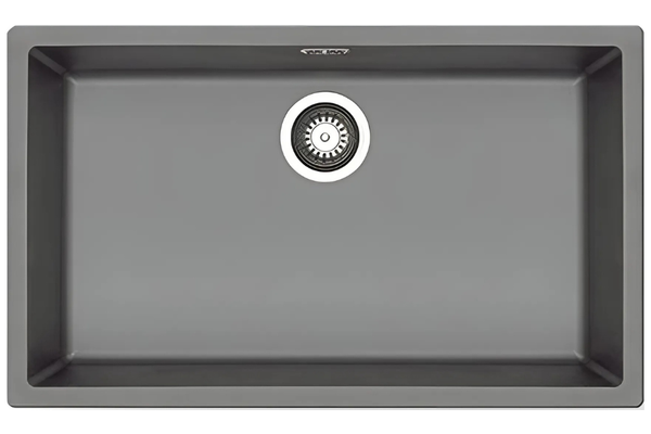 Chậu rửa chén Pyramis 070212301 PFIBERTEK MISTRAL 70X40 1B màu xám
