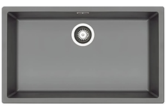 Chậu rửa chén Pyramis 070212301 PFIBERTEK MISTRAL 70X40 1B màu xám