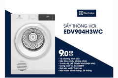 Máy sấy thông hơi Electrolux EDV904H3WC 9kg