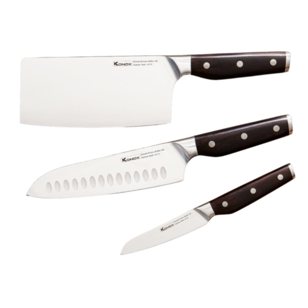 Bộ dao làm bếp Konox Impecca Classic cao cấp 3 món | QT