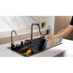 Chậu rửa chén chống xước Wabenform Maadela MDS-7547DRF Lechfall