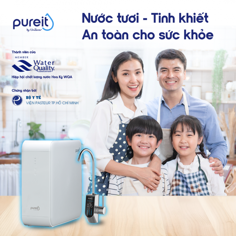 Máy lọc nước Pureit Delica UR5840 âm tủ bếp