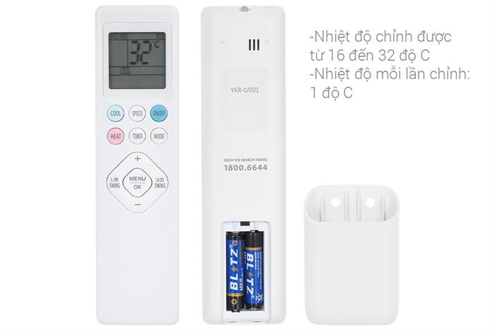 Máy lạnh Casper GH-18IS35 Inverter 2 chiều 18.000 BTU 2HP