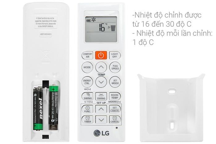Máy lạnh LG B13END1 DUALCOOL Inverter 2 chiều 12.000 BTU 1.5HP