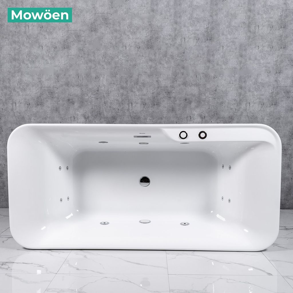 Bồn tắm Mowoen MW8166F-170.MS đặt sàn massage 1.7m